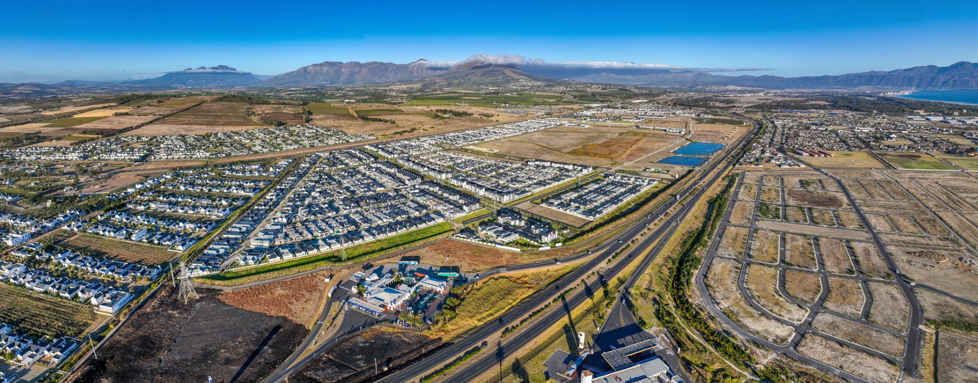Real estate drone photography